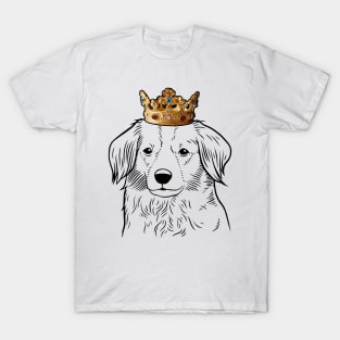 Nederlandse Kooikerhondje Dog King Queen Wearing Crown T-Shirt